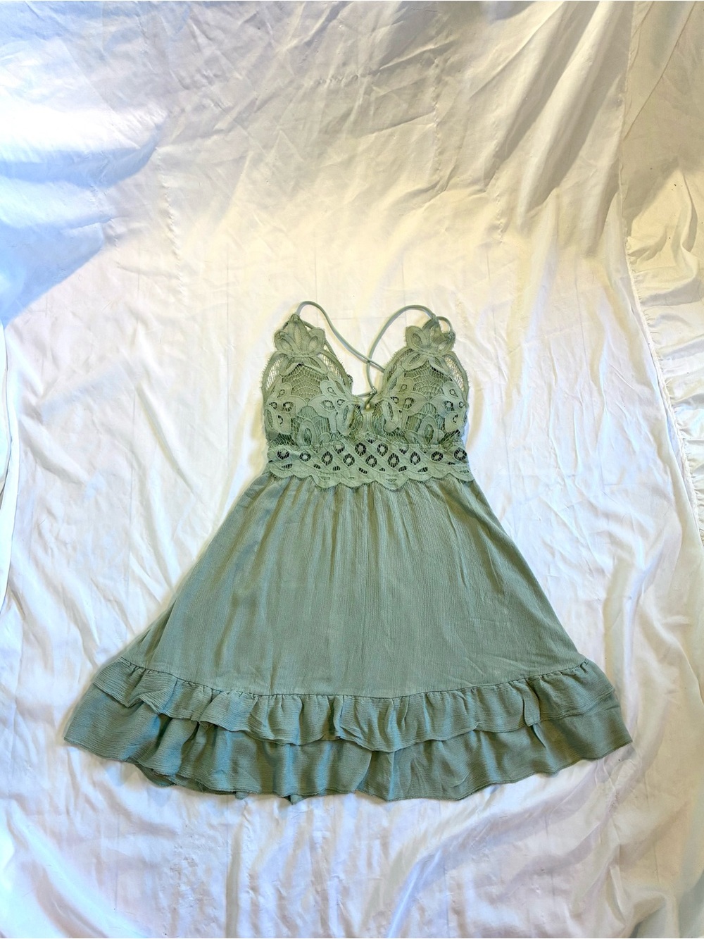 Justify Crotchet Lace Mini Dress